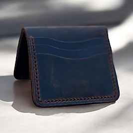 LUNA HAKİKİ DERİ ESKİTME KAHVE CÜZDAN