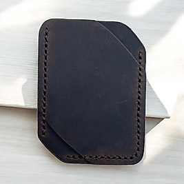 AMARA KAHVE HAKİKİ DERİ AVUÇ İÇİ KARTLIK