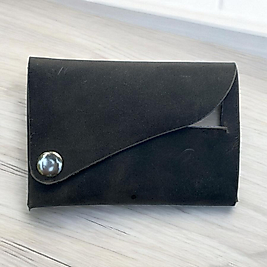 MİA GRİ HAKİKİ DERİ KARTLIK