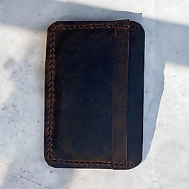 ENİGMA ESKİTME KAHVE HAKİKİ DERİ KARTLIK