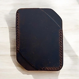 AMARA ESKİTME KAHVE HAKİKİ DERİ AVUÇ İÇİ KARTLIK