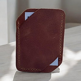 AMARA KİREMİT HAKİKİ DERİ AVUÇ İÇİ KARTLIK