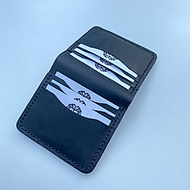 LUNA HAKİKİ DERİ SİYAH CÜZDAN