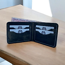 ANKA GRİ HAKİKİ DERİ CÜZDAN